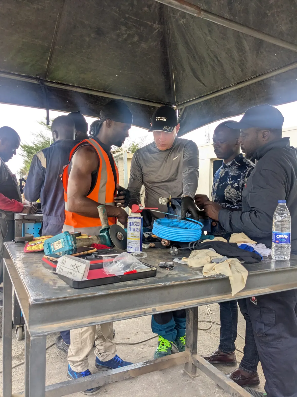 TEN conversion team at work in Nigeria